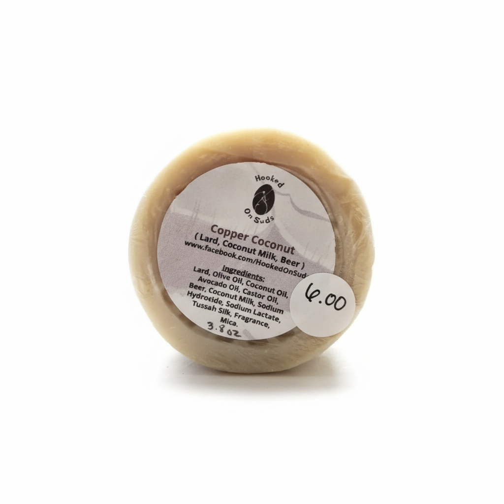 Copper Coconut Round Bar Soap