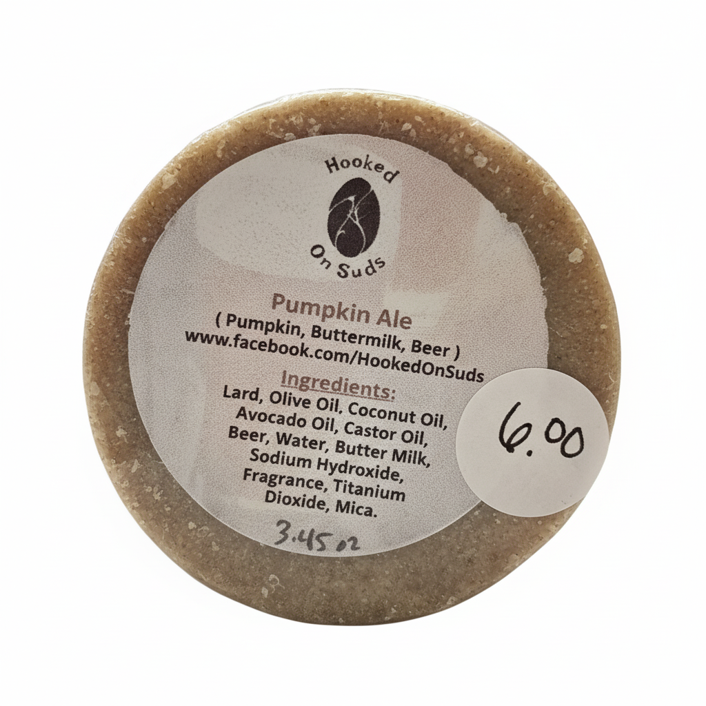 Pumpkin Ale Round Soap Bar