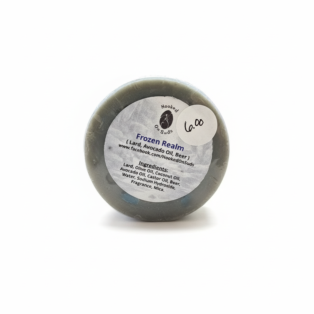 Frozen Realm Round Soap Bar