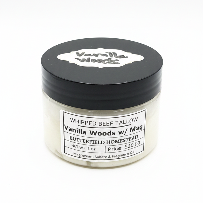 Vanilla Woods & Magnesium Tallow